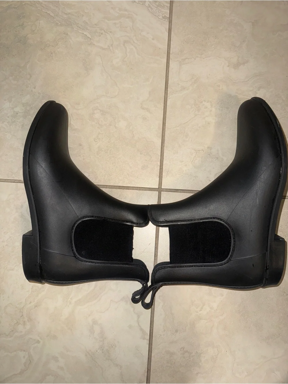 Black Rain Boots